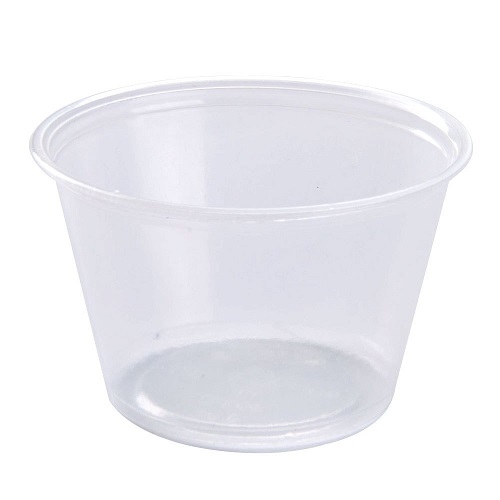 Fabrikal 9505083 2 oz Portion Cup Clear Plastic Lid