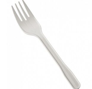 Polarpro® 70043 Plastic Forks - Medium Weight, White