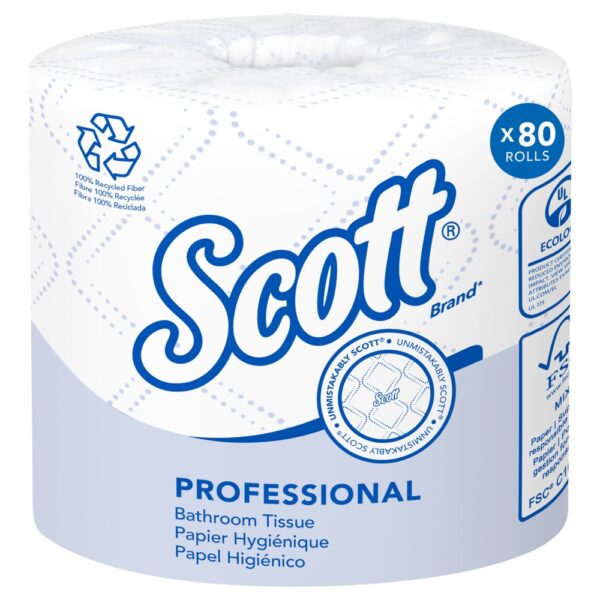 Scott® Professional 13217 Bathroom Tissue - 2-Ply, 80 Rolls