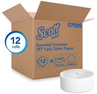 Scott® Essential™ 07005 Coreless Jumbo 1-Ply Bathroom Tissue