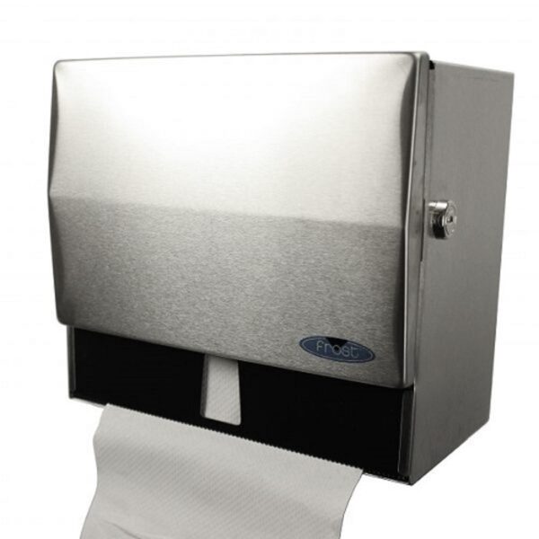 Frost™ 103-1 Paper Towel Dispenser with Lock - Stainless Steel