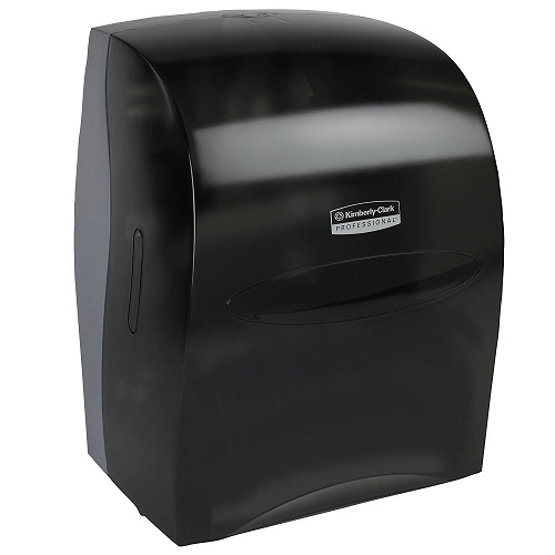 Kimberly-Clark® 09990 Sanitouch Manual Paper Towel Dispenser - Black