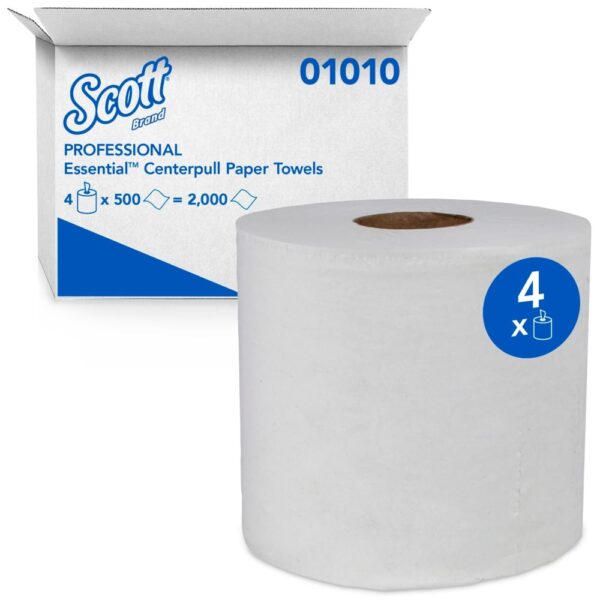 SCOTT® Essential™ 01010 Centre Pull 2-Ply Paper Towels