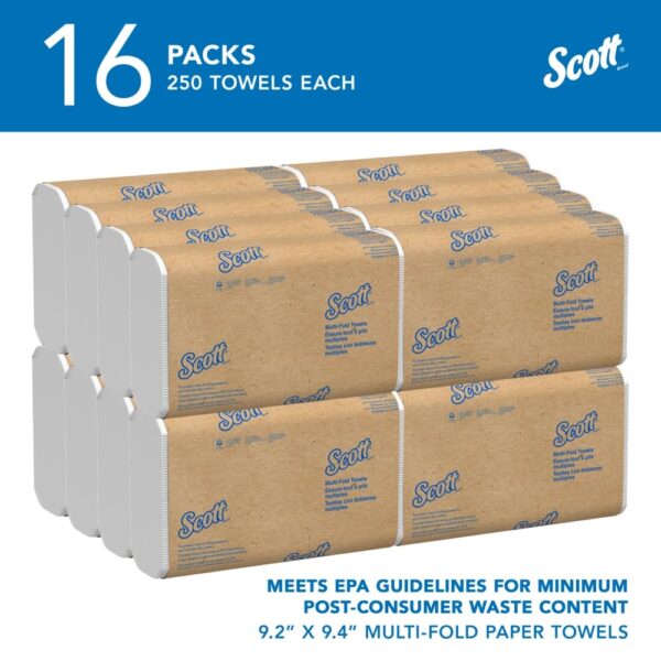 Scott® Essential™ 01804 Multifold Paper Towels - White