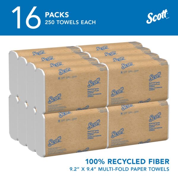 Scott® Essential™ 01807 Multifold Paper Towels - White