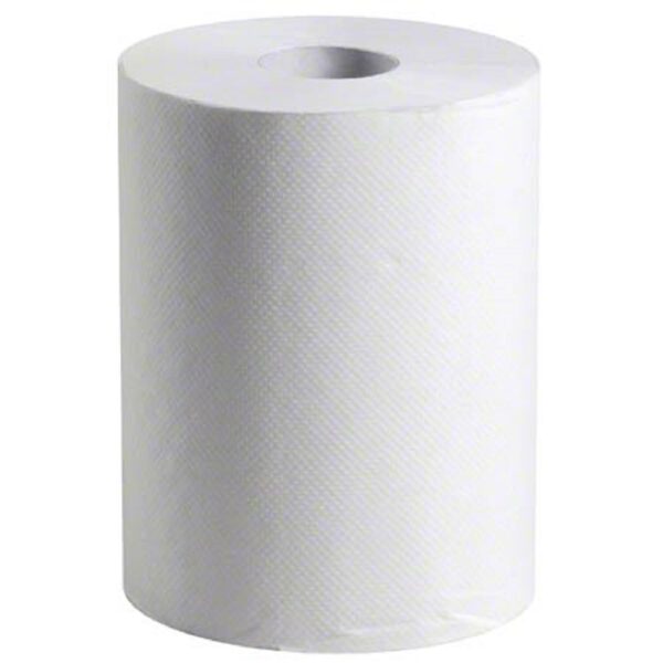 White Swan® 01600 Paper Towel Rolls - White, 8" x 500'
