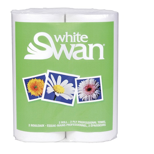 White Swan® Professional Paper Towel Rolls White Hollistons Inc