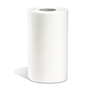 White Swan® 01930 Paper Towel Rolls - White, 8" x 205'