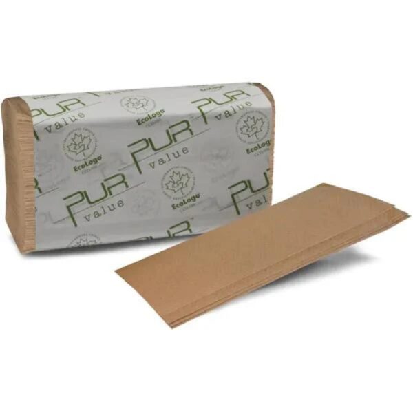 PUR® Value Kraft Singlefold Paper Towels