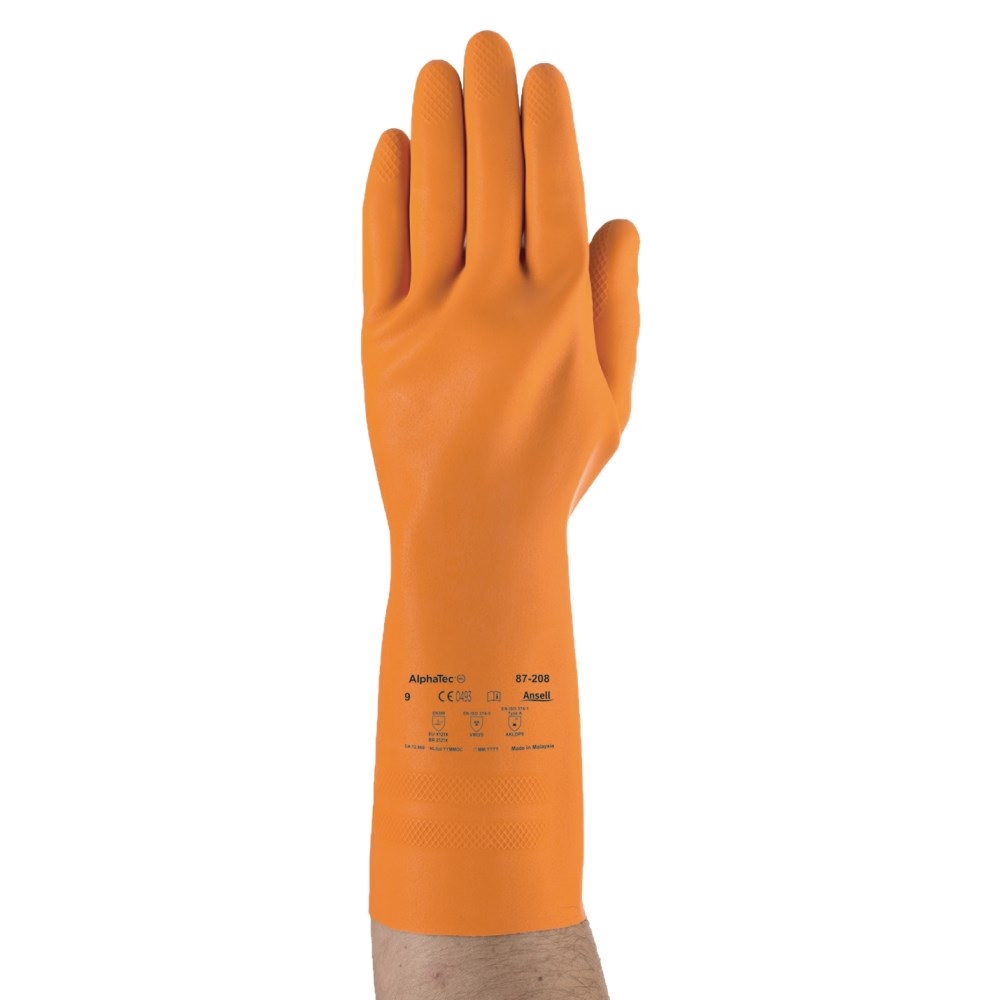 Chemical-Resistant Latex Gloves