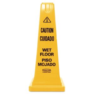 Rubbermaid® 6277-77 Safety Cone - "Caution Wet Floor", Multilingual