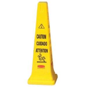 Rubbermaid® 6276 Safety Cone - "Caution", Multilingual