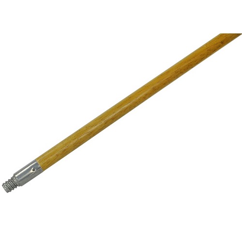 Rubbermaid® Threaded Wood Broom Handle with Metal Tip - 60"