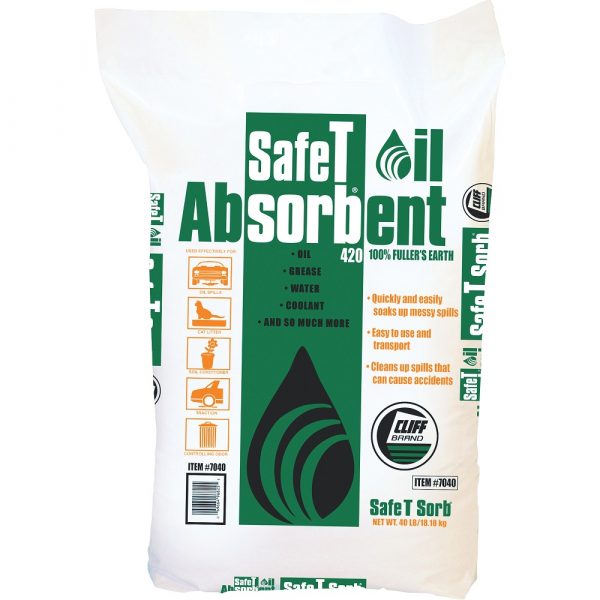 Safe T Sorb® Premium Oil & Grease Absorbent - 40 lb. Bag