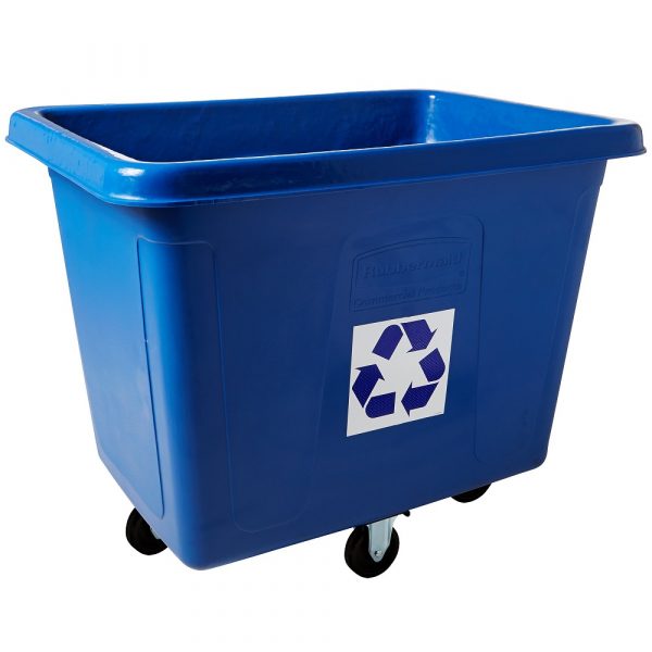Rubbermaid® 4616 Recycling Cube Truck - 16 Cubic Foot