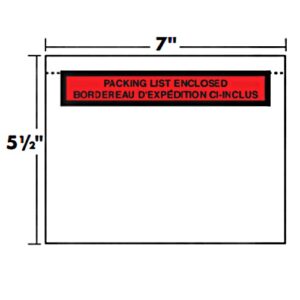 Packing List Envelopes - 5.5 x 7 - FBC461C