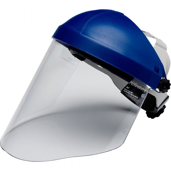 3M™ 82783 Ratchet Suspension Headgear with Clear Polycarbonate Face Shield