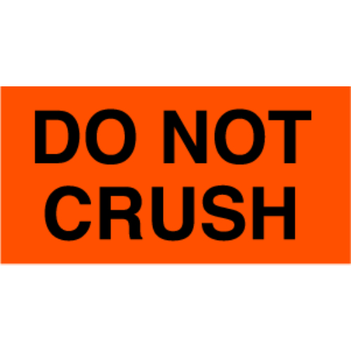 "Do Not Crush" Label 3" x 5" Holliston's Inc.