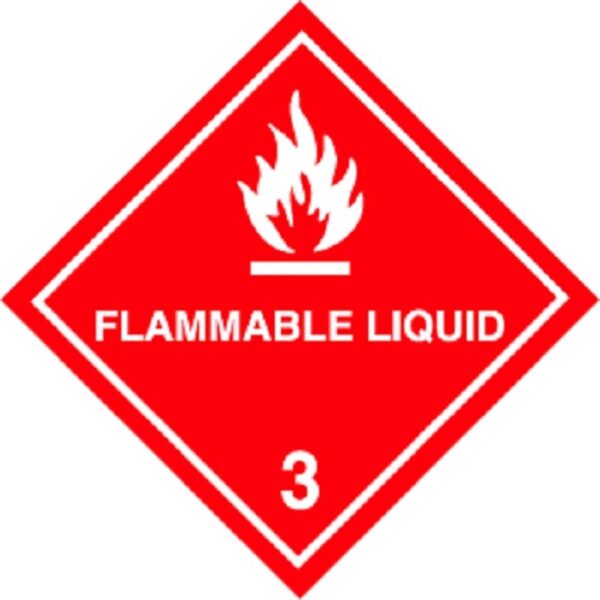 Flammable Liquid Label
