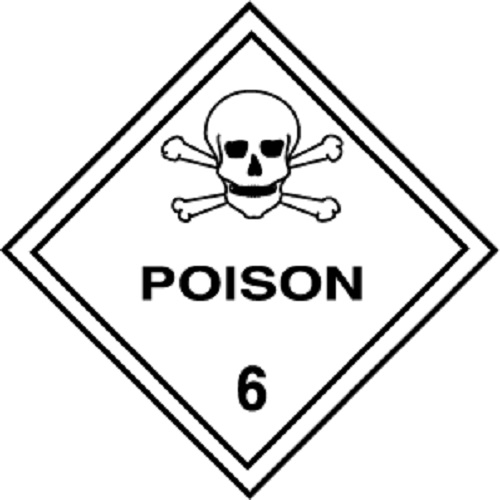 Dangerous Goods Labels - 4 x 4