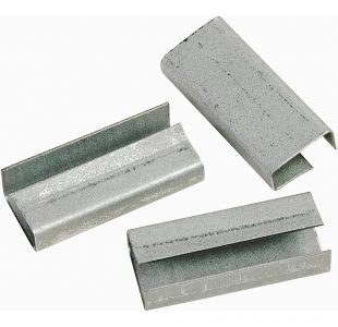 Plastic Strapping Metal Seals - Open, 1/2"