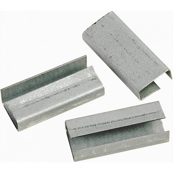 Plastic Strapping Metal Seals - Open, 1/2"