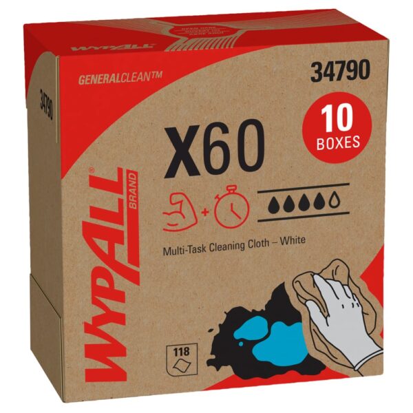 Kimberly-Clark® WypAll® General Clean™ X60 Wipers POP-UP™ Box - 8 x 17"