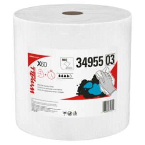 Kimberly-Clark® WypAll® Wipers X60 Jumbo Roll - White