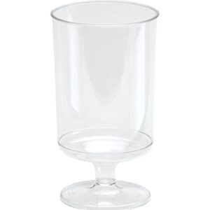 Polar® Comet™ SW6 Rigid Polystyrene One-Piece Wine Glass - 5oz