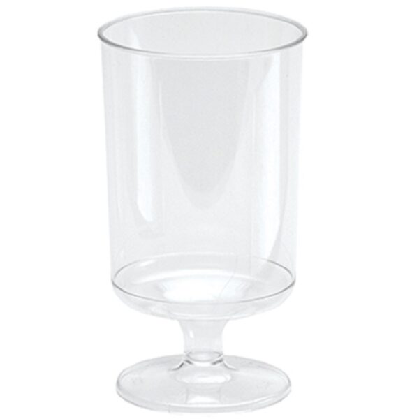 Polar® Comet™ SW6 Rigid Polystyrene One-Piece Wine Glass - 5oz