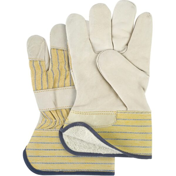 Cowhide Fitters Gloves - Fleece-Lined, Ladies