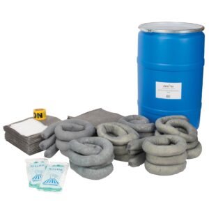 Universal Spill Kit - Plastic Drum, 55 Gallon Absorbencyic Drum, 55 Gallon Absorbancy