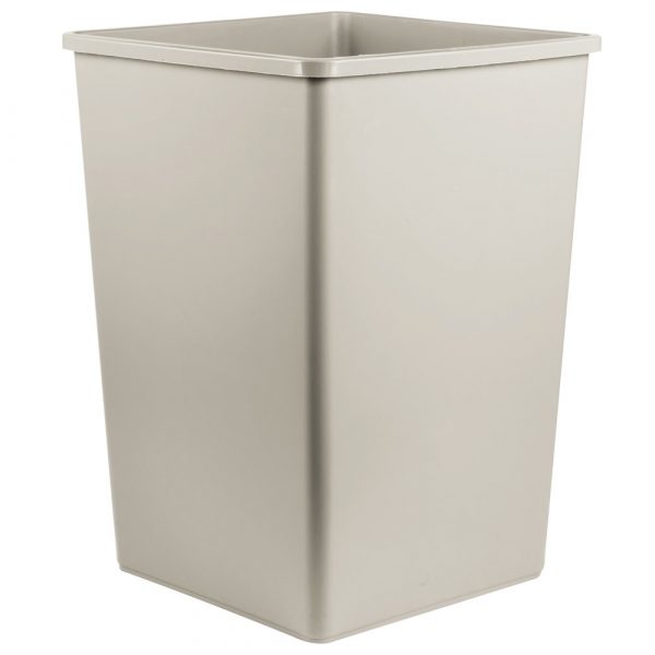 Rubbermaid® 3958 Untouchable® Square Container - 35 Gallon, Beige