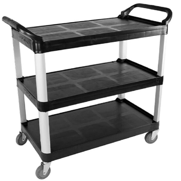 Globe™ 5002 Service Cart - 3-Shelf, Large