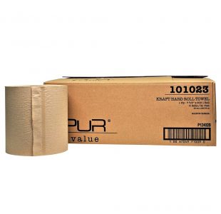 PUR® Paper Towel Rolls - Kraft, 8" x 800'