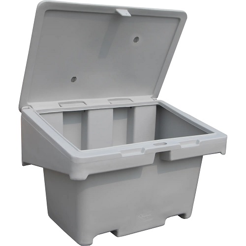 31309-GRY-Storage-Bin-Salt-Sand-Grey-11ft-2 SOS™ Salt and Sand Container - 11 cu. Ft., Grey
