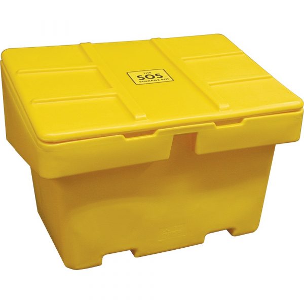 SOS™ Salt and Sand Container - 11 cu. Ft., Yellow