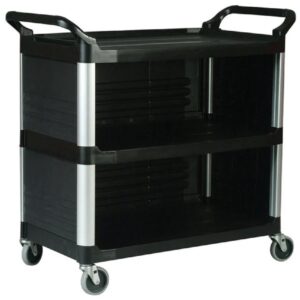 Rubbermaid® 4093 Utility Cart - End Panels, Black