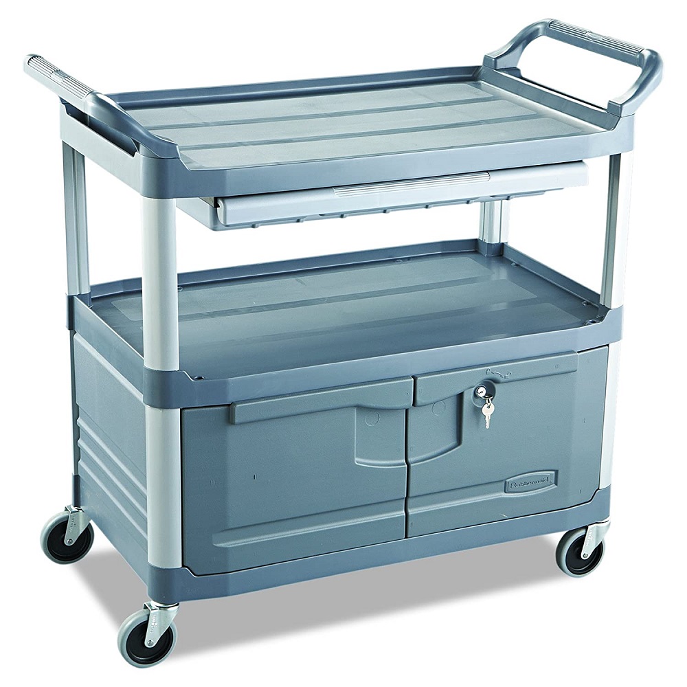 Rubbermaid® Service Carts with Cabinet