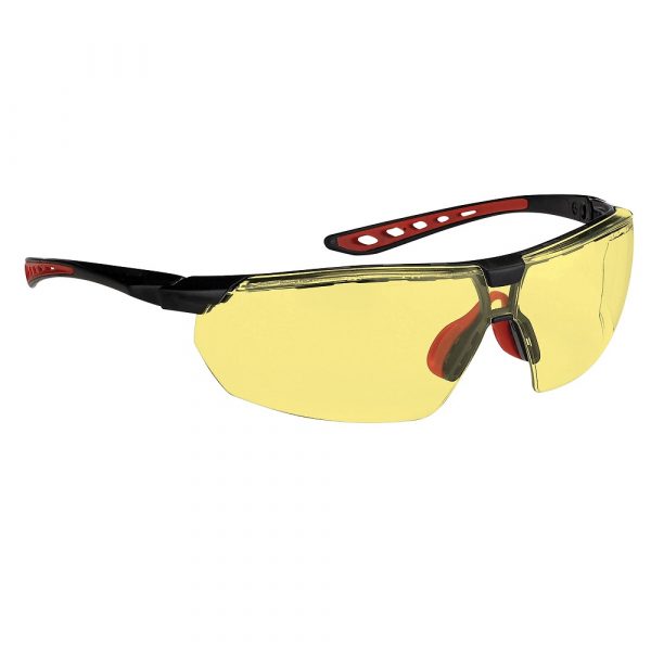 Dynamic EP810A Falcon Series Anti-Fog Safety Glasses - Amber