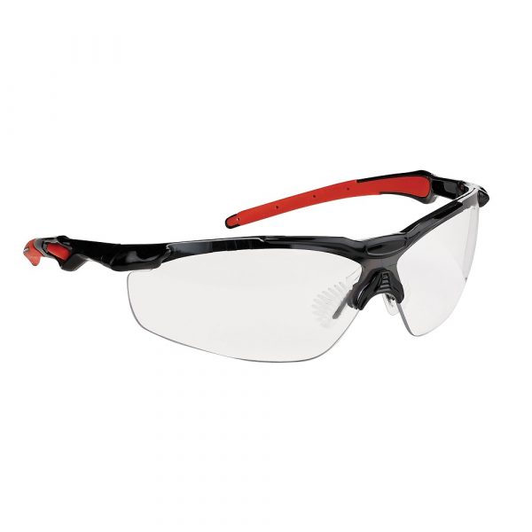 Dynamic EP825C Hawk Series Anti-Fog Safety Glasses - Clear