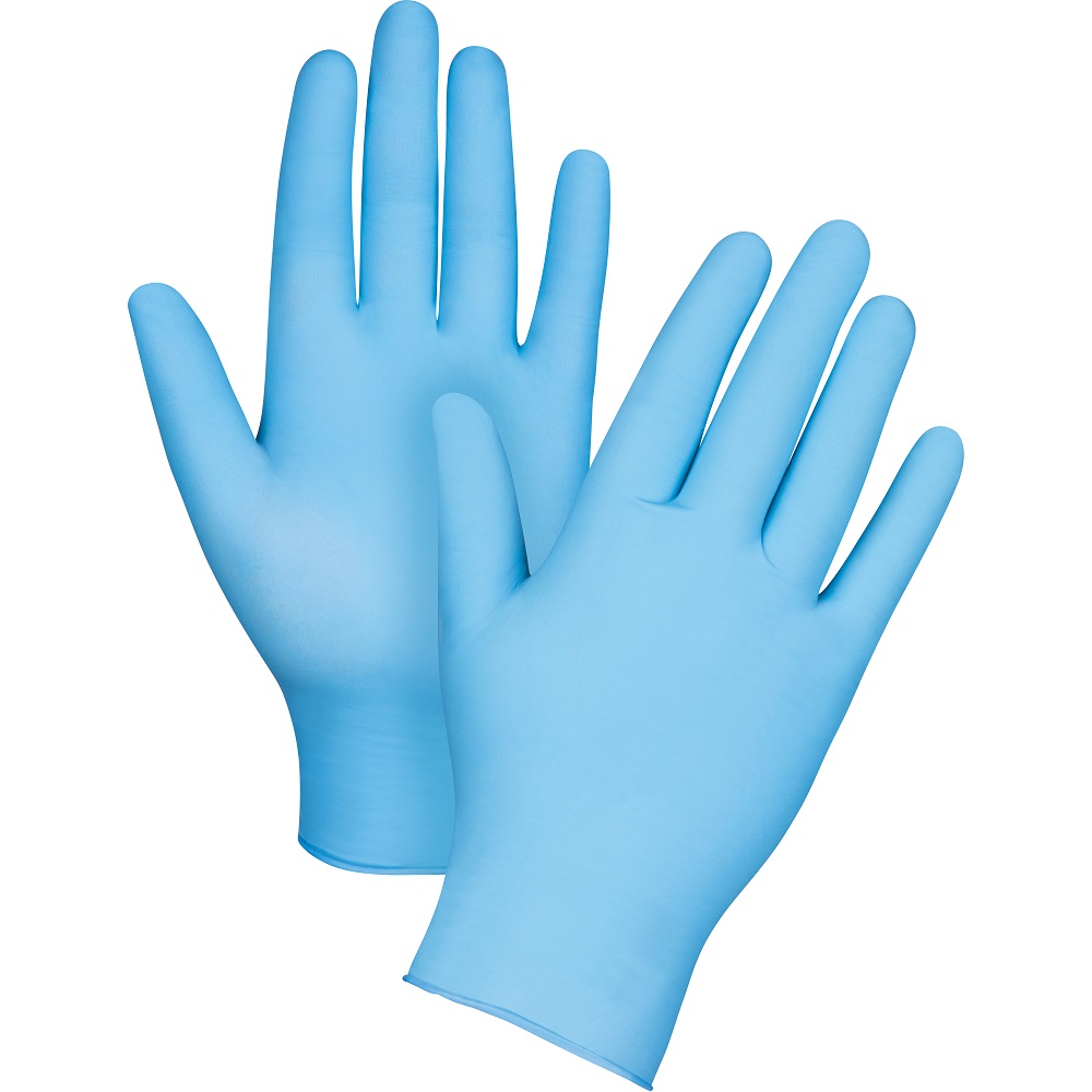 Blue Exam Grade Nitrile Gloves