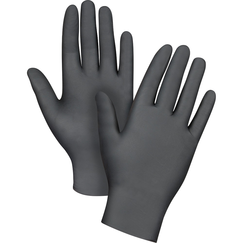 Black Exam Grade Nitrile Gloves