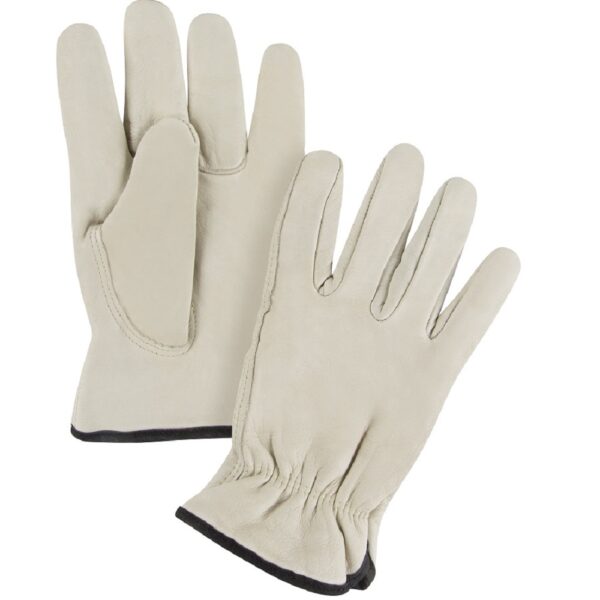 Cowhide Drivers Gloves - Fleece-Lined, Standard Quality