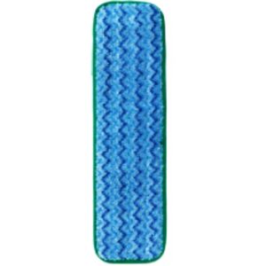 Rubbermaid® Q410 HYGEN™ Microfiber Wet Pad - 18", Green