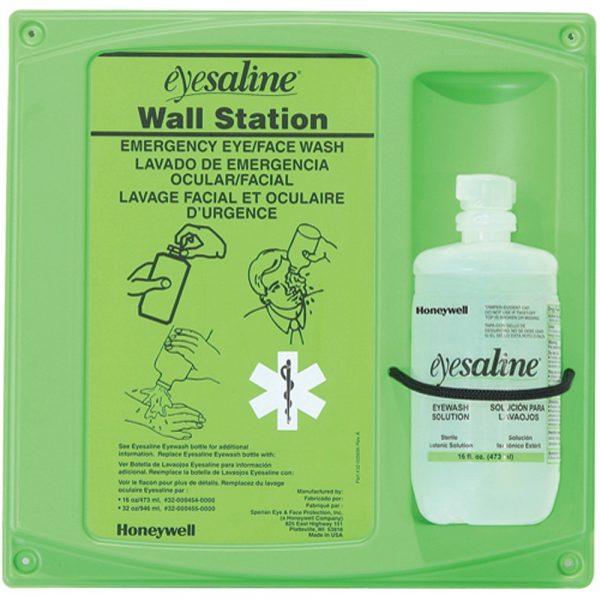 Eyesaline® Eyewash Wall Station - Single 16oz Bottle