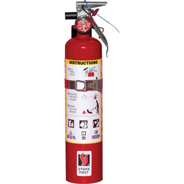 Dry Chemical ABC Fire Extinguisher with Vehicle Bracket - 2.5 lb.