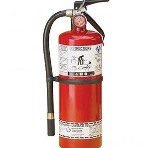 Dry Chemical ABC Fire Extinguisher with Wall Bracket - 5 lb.