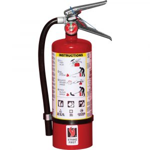 Dry Chemical ABC Fire Extinguisher with Vehicle Bracket - 5 lb.