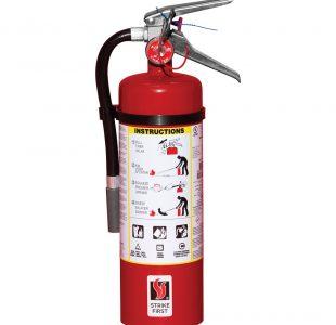 Dry Chemical ABC 3A40BC Fire Extinguisher with Wall Bracket - 5 lb.